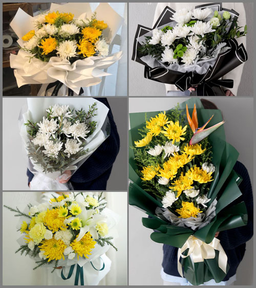 贵州六盘水水城县花嘎乡天门村白事花束代送